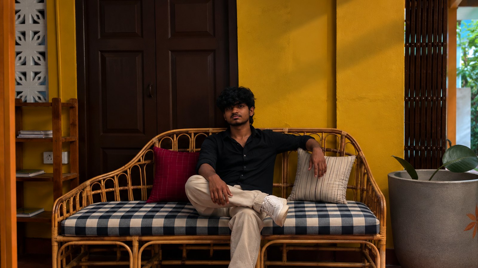 Sharan at home in Vellore